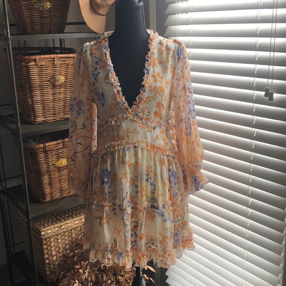 Gorgeous ruffle chiffon dress - Picture 10 of 10